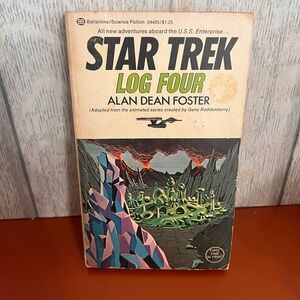 Star Trek Log Four Alan Dean Foster 1st Print 1975 Ballantine Paperback Book